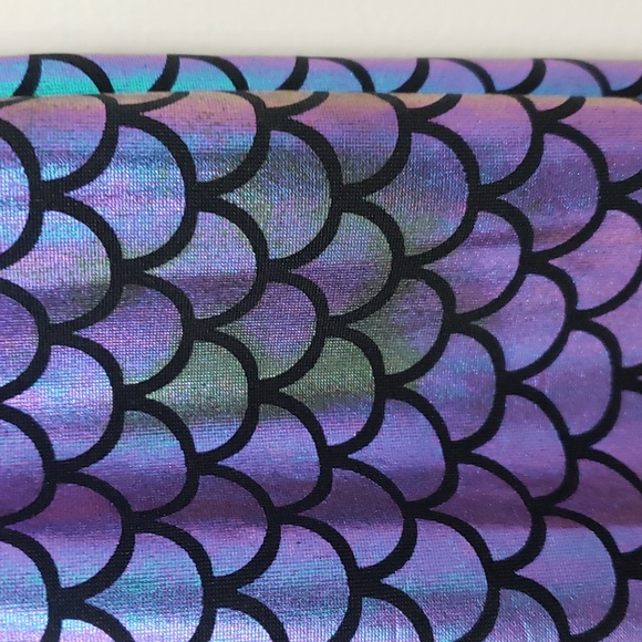 🎃Spirit Halloween 🧜♀️Iridescent mermaid scale skirt L - Picture 5 of 8